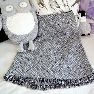 Tweed Skirt in Pretty Shades of Grey,White & Black